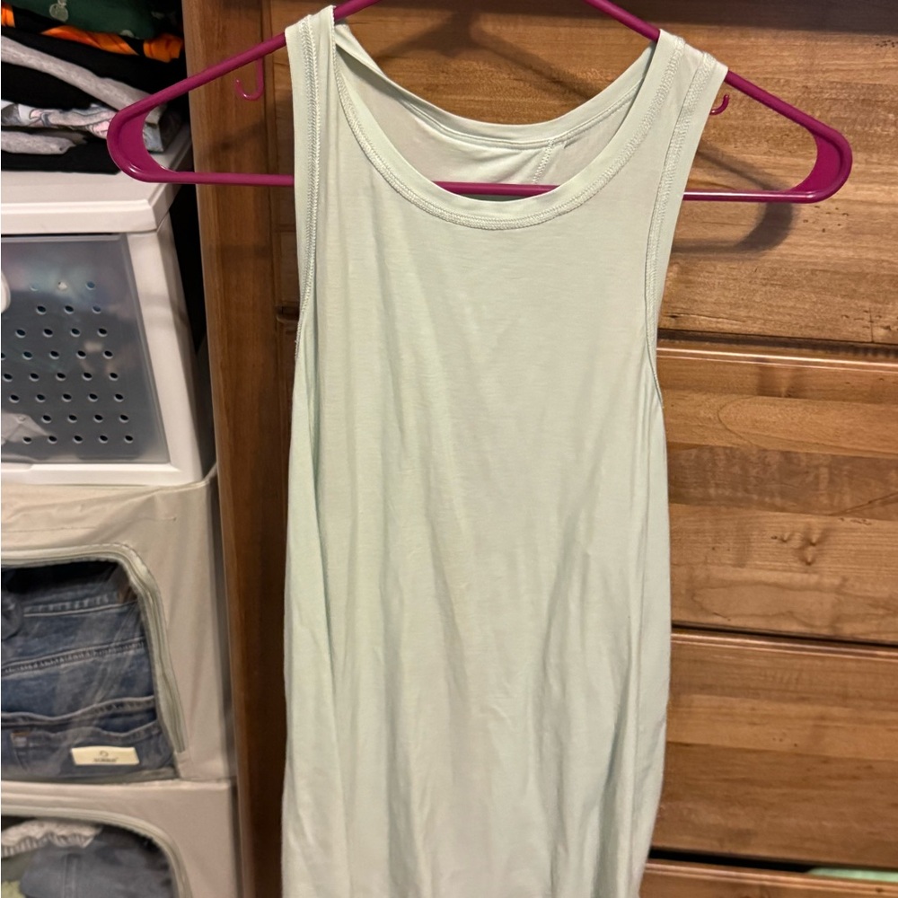 Light Green Sleeveless Tank Top